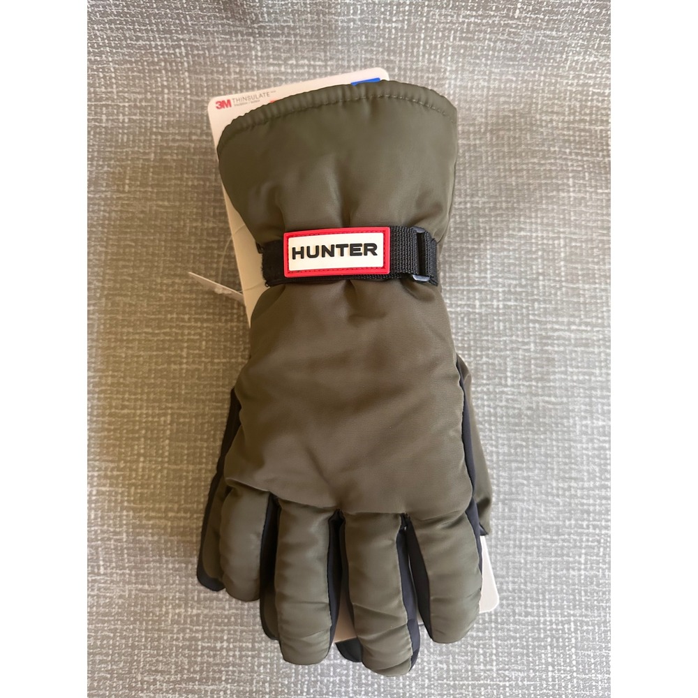 Hunter Men Insulated Winter Gloves Hunter Green 3M Thinsulate Waterproof Large